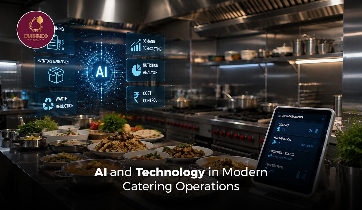 Role Of AI and Technology in Modern Catering Operations